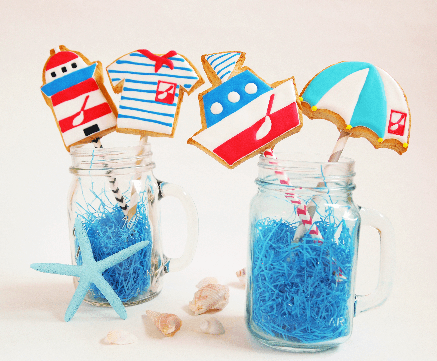 ロリポップクッキー(マリン)