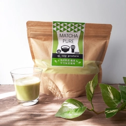 抹茶味のソイプロテイン【MATCHA PURE】お試しサイズ（１回分）あります。