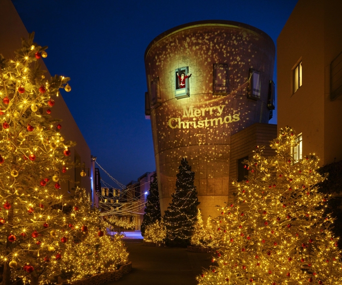 【リゾナーレ八ヶ岳】八ヶ岳クリスマスタウン_プロジェクションマッピング