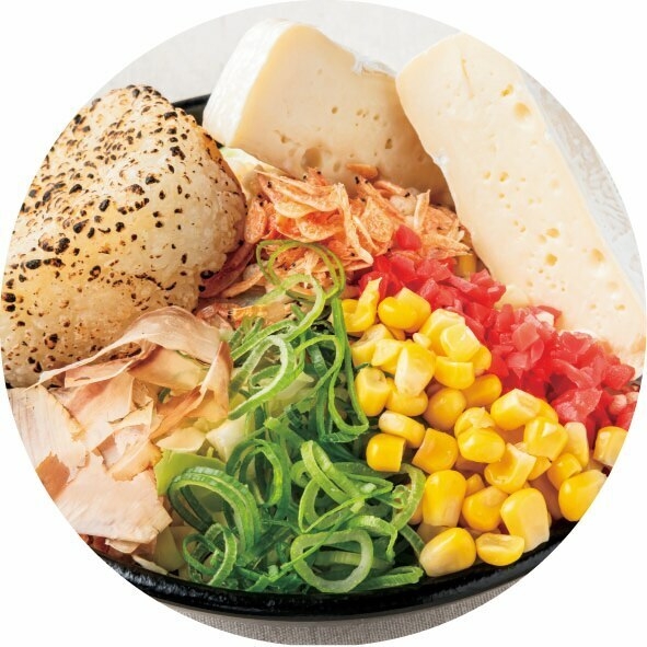 おこげもんじゃ カマンベールチーズ