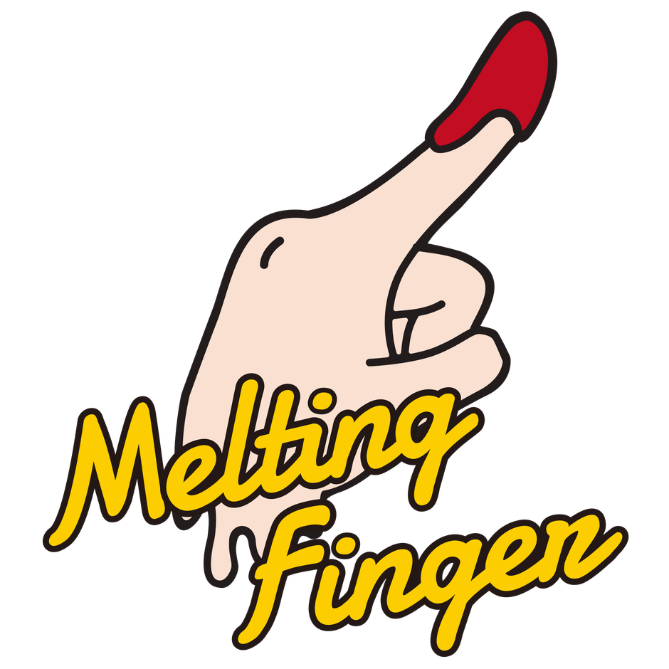 melting finger　ロゴ