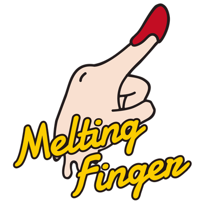 melting finger　ロゴ