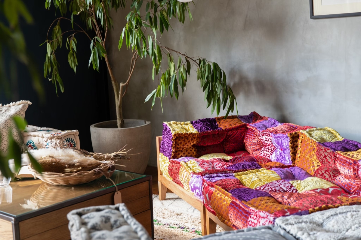 アデペシュ購入ブロックマルチソファ短期使用です 治れ 