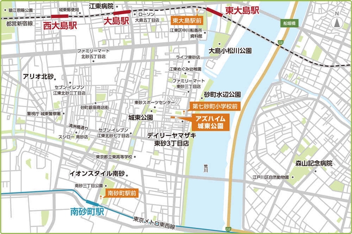 2　AH城東公園_地図