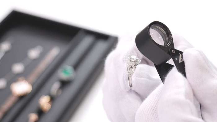 ダイヤモンドリングの鑑定画像