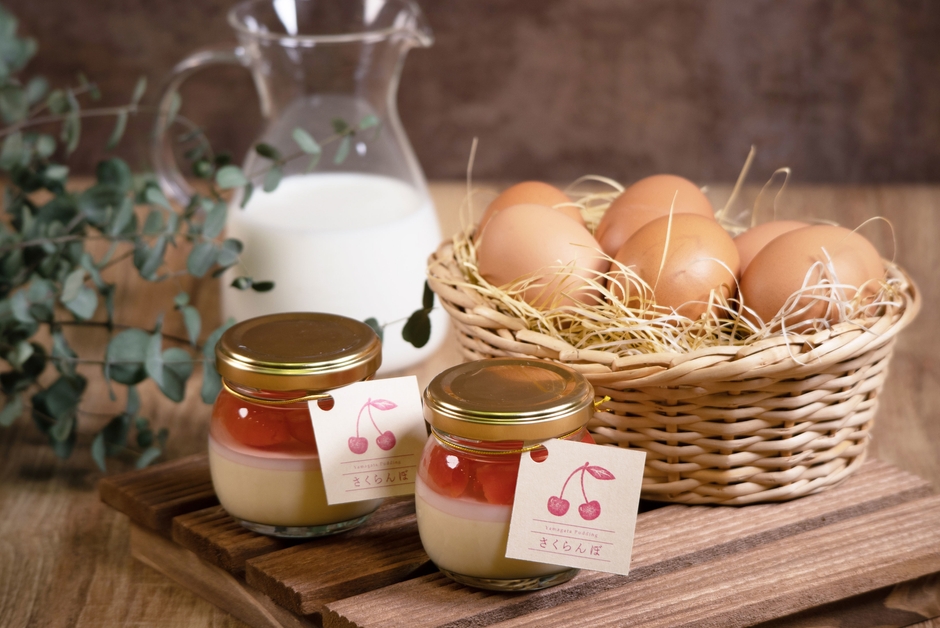 山形プリン さくらんぼ(3)