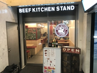 290円ステーキで有名な 「ビーフキッチンスタンド歌舞伎町店」が イエーガーバーに変身！