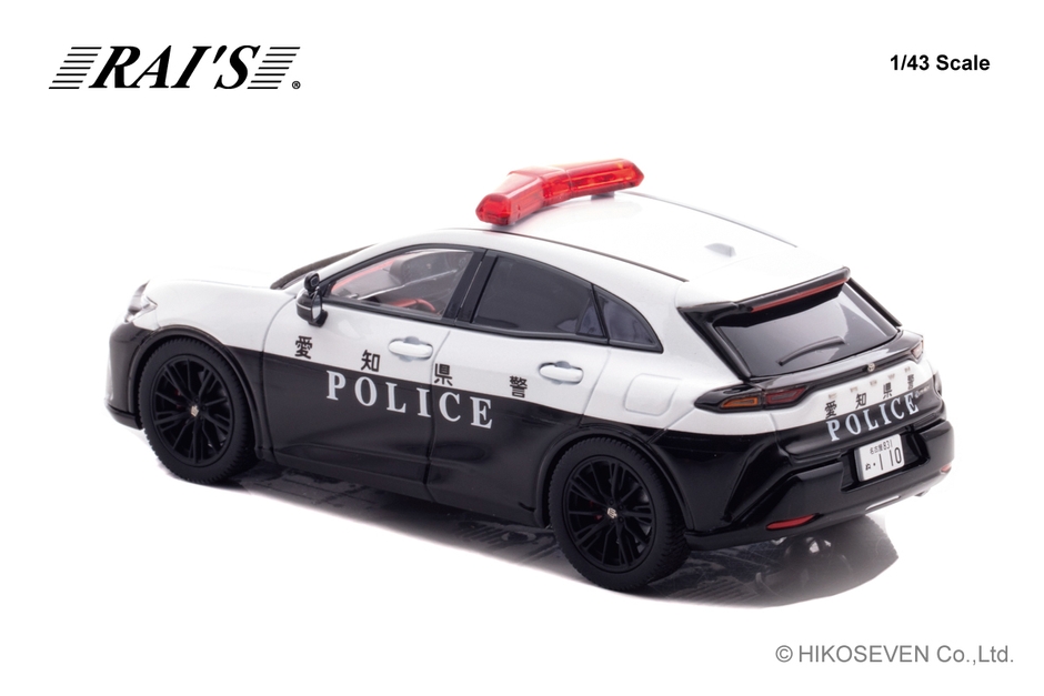 1/43 トヨタ クラウン スポーツ RS (AZSH37) 2025 愛知県警察総務部広報課広報車両：左後