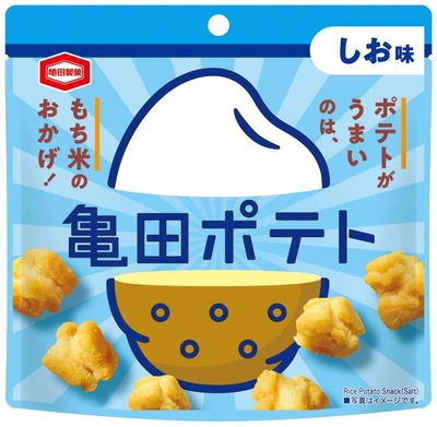 『50g 亀田ポテト しお味』