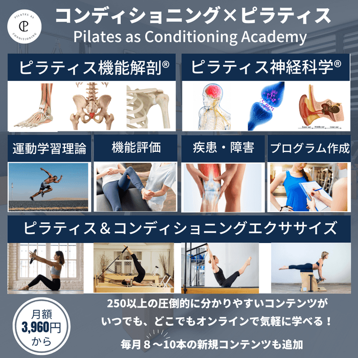 Pilates as Conditioning Academy 詳細