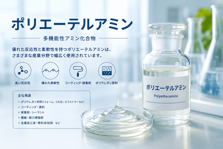 図. ポリエーテルアミンの製品画像