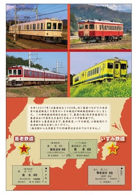 記念乗車券 裏