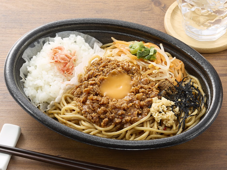 汁なし台湾風まぜ麺弁当（追い飯付き）　イメージ画像