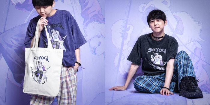 SOYOGI × MILKBOY WASHED TEE 11&#44;000円／SOYOGI × MILKBOY トート&アクキーセット 11&#44;000円(全て税込み)