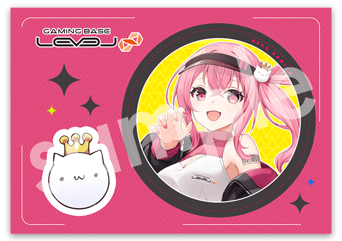 (神谷ねこ貼ってはがせる吸着シール)