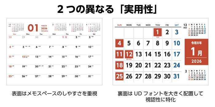 中面のデザイン