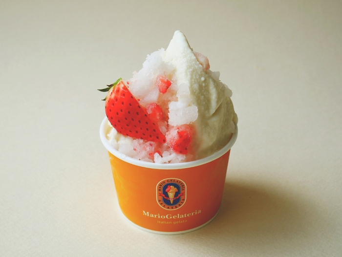 白あずき餡~苺葛氷添え~ カップイメージ