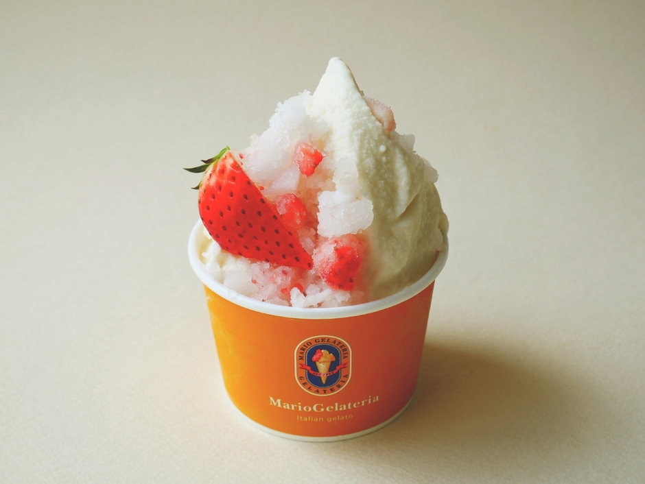 白あずき餡~苺葛氷添え~ カップイメージ