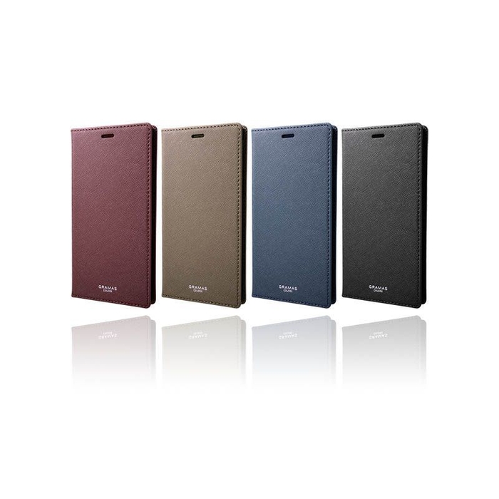 1:“ユーロパッシオーネ”手帳型PUレザーケース(iPhone XS Max対応)