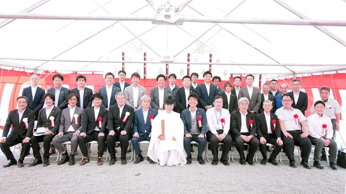 地鎮祭集合写真