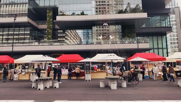 TOKYO TORCH Marketの様子