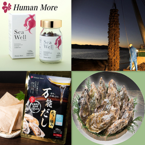 広島県産牡蠣と自社製品
