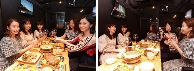 本格和食をお楽しみいただいた後は、カラオケも楽しめます