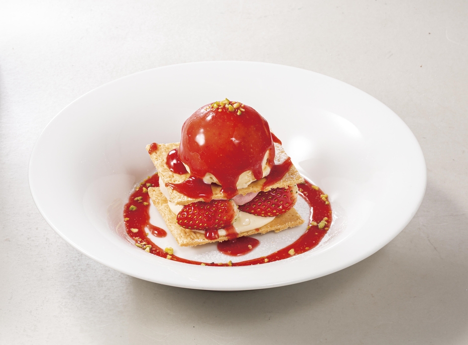 苺のミルフィーユ