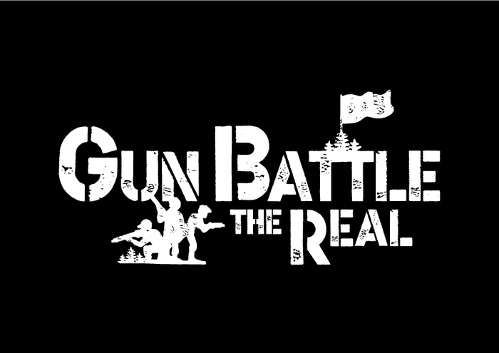 「GUN BATTLE THE REAL」（ロゴ）　