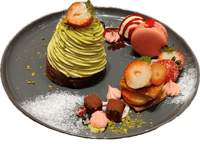 ピスタチオのモンブラン(ドリンク付)