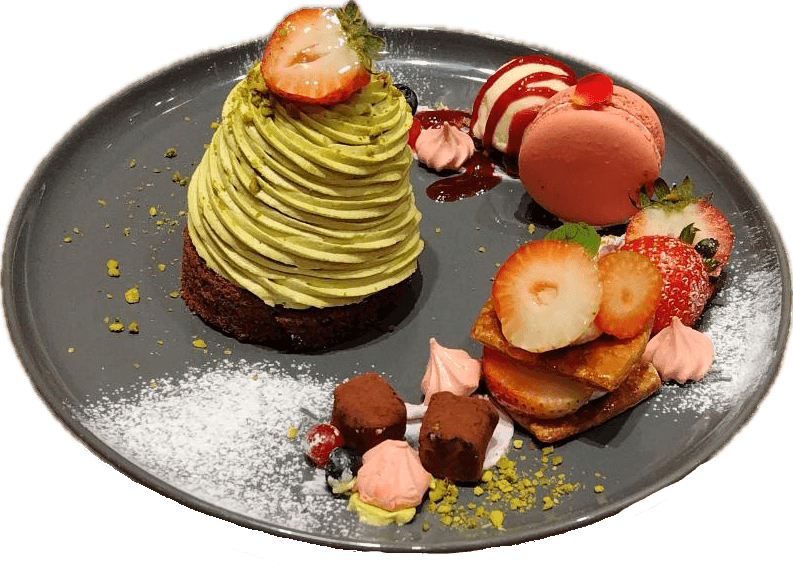 ピスタチオのモンブラン(ドリンク付)