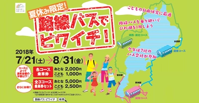 夏休み限定 ！お子様の自由研究に ！夏の思い出に ！ 「路線バスでビワイチ ！」実施について ～滋賀県内のバス会社7社が協力して実施する路線バスびわ湖一周の旅～