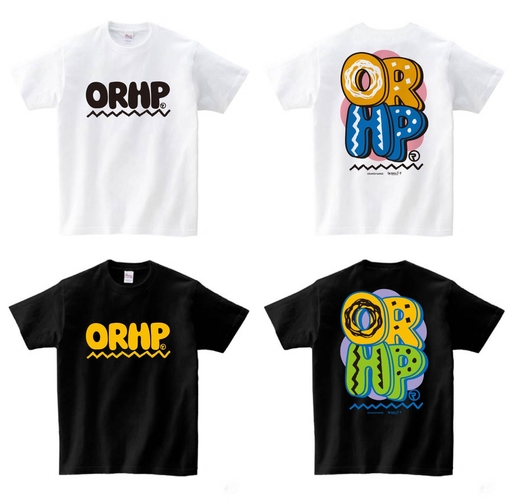 ORANGE RANGE×ひらかたパーク】 Tシャツ(ホワイト/ブラック) 税込3,800円