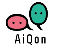 進化するAIチャットボット「AiQon」ロゴ