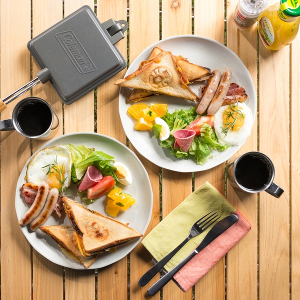 アウトドア朝食イメージ