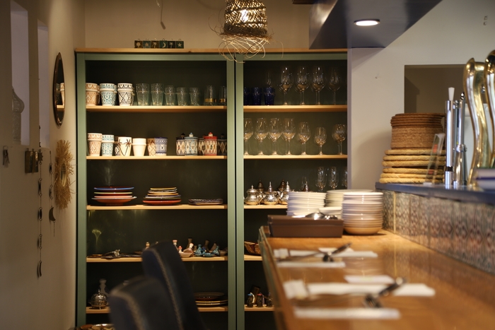 モロッコ雑貨棚