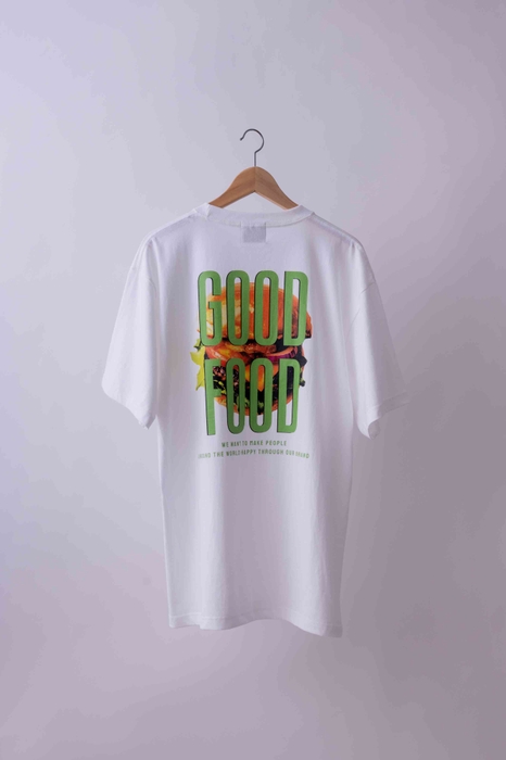 burger T-shirt　ホワイト