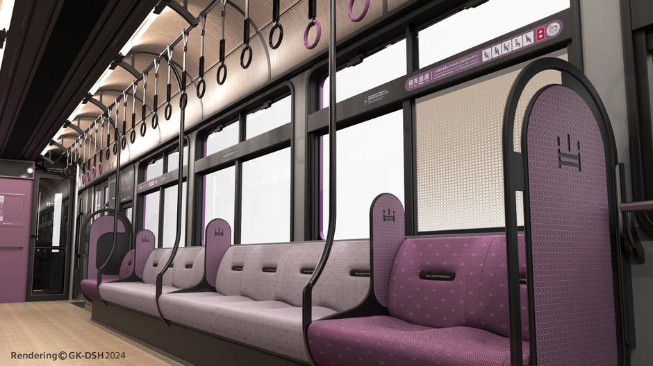 内装イメージ(バケットシートとスタンションポール)