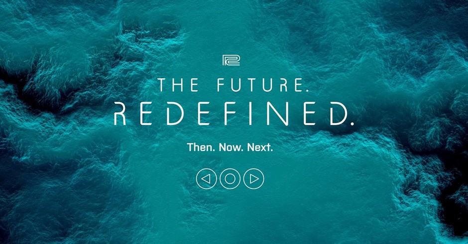 『The Future. Redefined. Then. Now. Next.』 イメージグラフィック