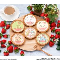 “すみっコぐらし”のいちごモチーフタルトで春を先取り！ 喫茶すみっこのいちごフェアで働く可愛らしいデザインで新登場