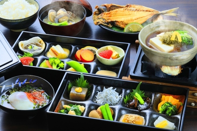地産地消のお食事(ご朝食)