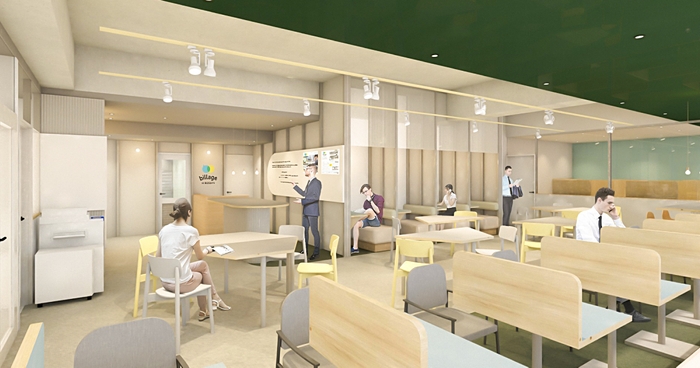 シェアオフィス「billage HIROSHIMA」イメージ図(1)