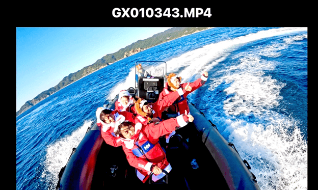 臨場感あふれるGoPro動画プレゼント