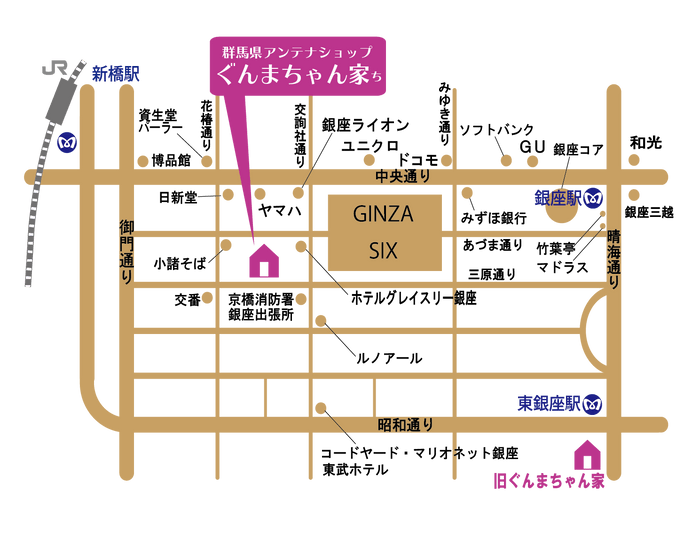 ぐんまちゃん家周辺地図