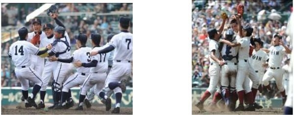 【左】2010年春 興南優勝【右】2012年夏 大阪桐蔭優勝