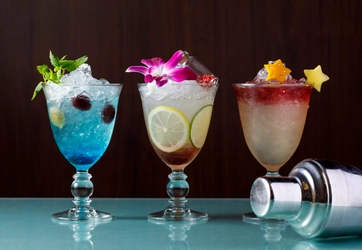 【ウェスティンホテル仙台】バーテンダー気分で味わう夏のカクテル＆モクテル「Shake Frappe Cocktail（シェイクフラッペカクテル）」を発売