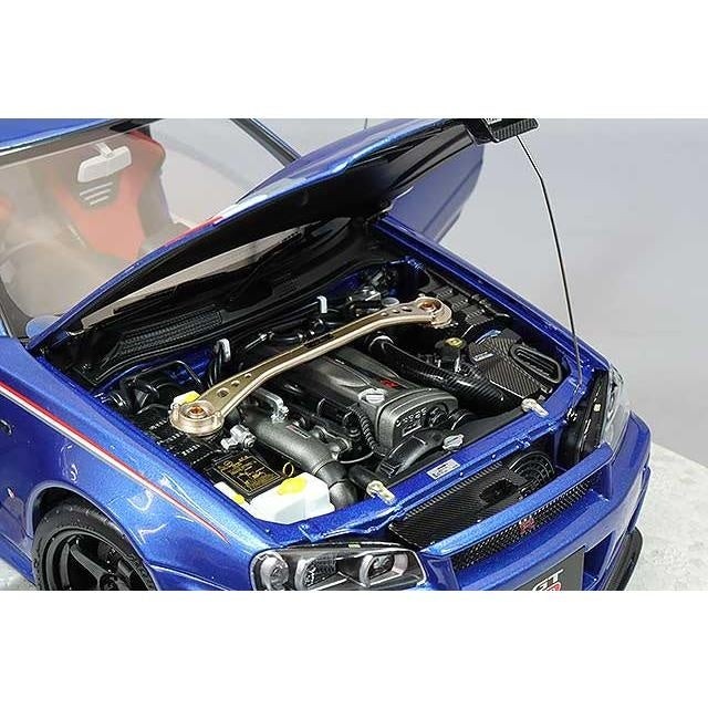 モーターヘリックス 1/18スケール M83428 Nissan スカイライン GT-R (BNR34) NISMO CUSTOMIZED ベイサイドブルー