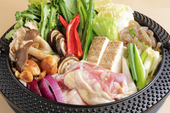 京赤地鶏のすき焼き