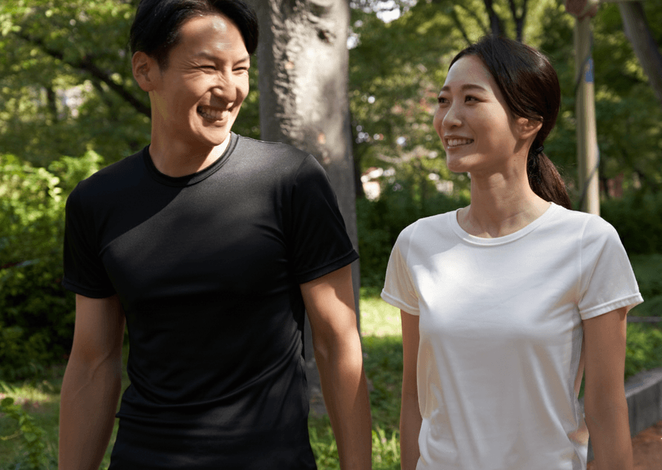 男女モデル着用画像