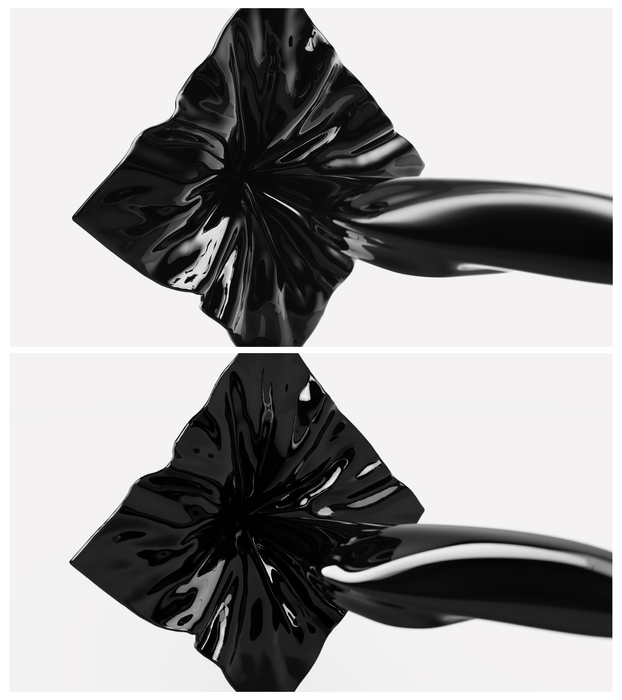 上:漆彫刻実写 下:CG